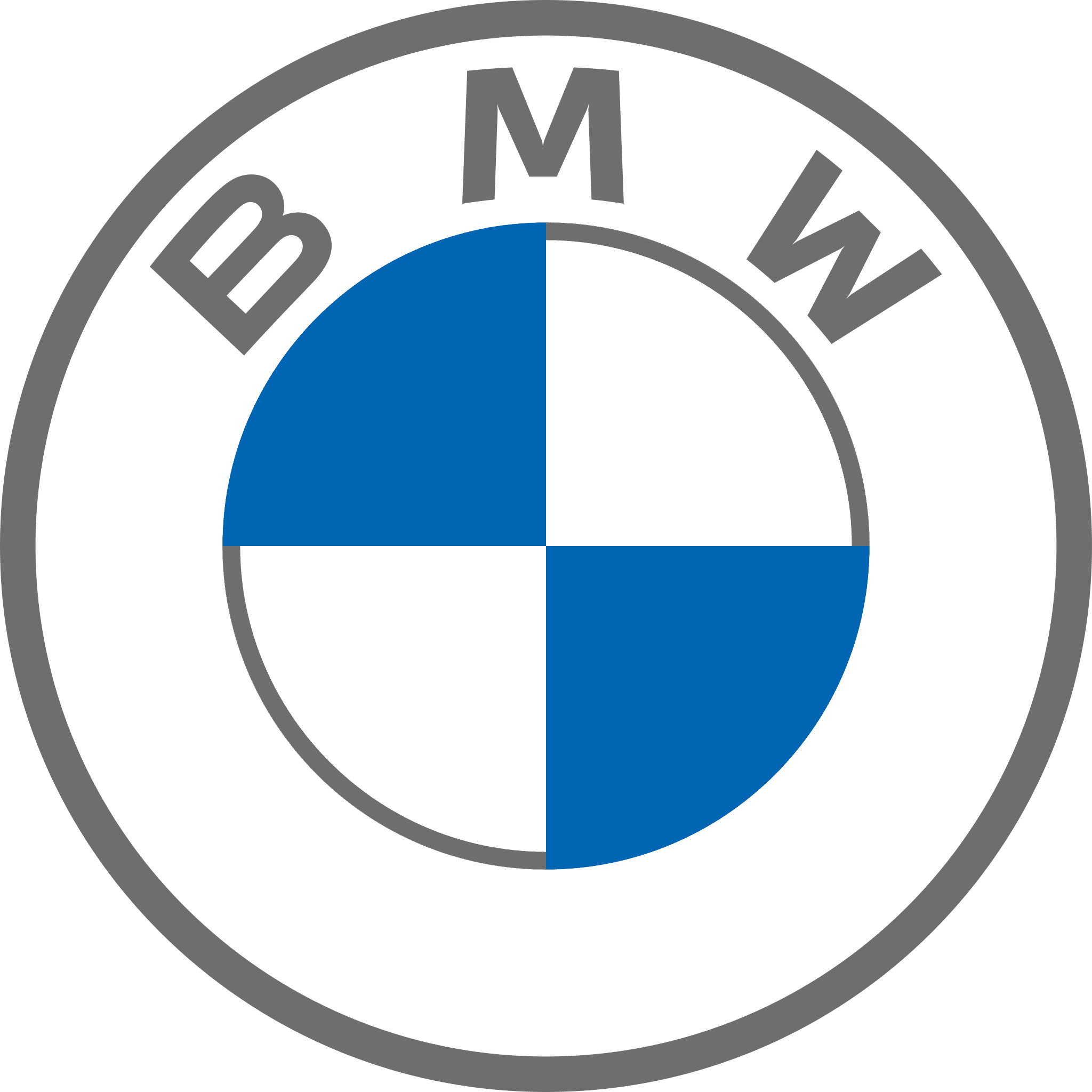 Logo BMW Gris